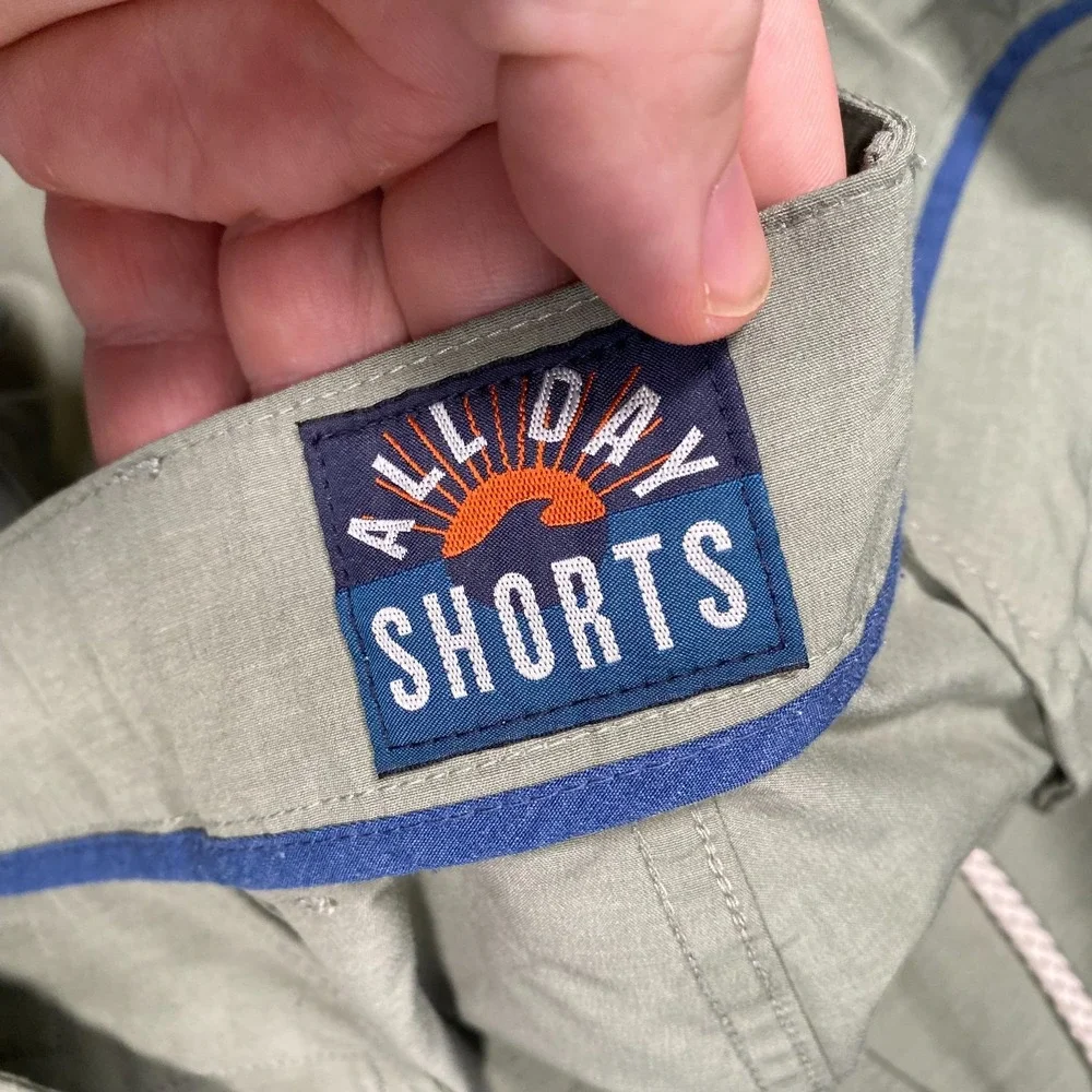Faherty Shorts Mens 38 Green‎ All Day Lightweight Outdoor Pockets Casual Men